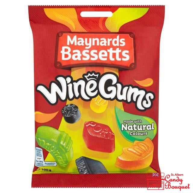 Maynards Bassetts Wine Gums Bags-Candy Bouquet of St. Albert