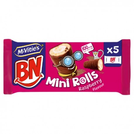 McVitie's BN Mini Rolls Raspberry - 5 pack (109g) BBF Aug/23 - Candy Bouquet of St. Albert