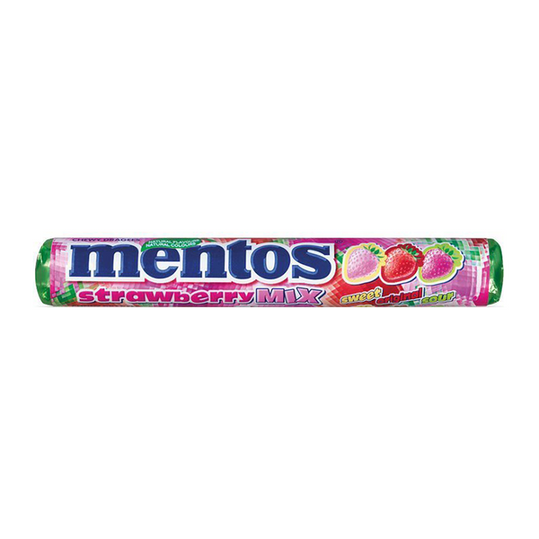 Mentos Strawberry Mix (37.5g) - Candy Bouquet of St. Albert