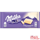 Milka White Chocolate Bar (100g)-Candy Bouquet of St. Albert