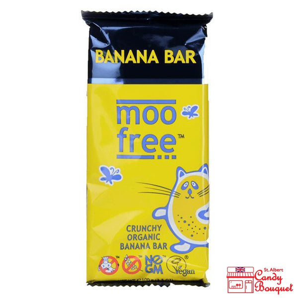 Moo Free Crunch Organic Banana Bar (100g)-Candy Bouquet of St. Albert