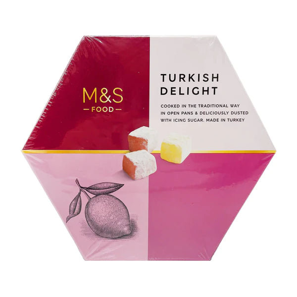 M&S Rose and Lemon Turkish Delight (325g) BBF April 25/23 - Candy Bouquet of St. Albert
