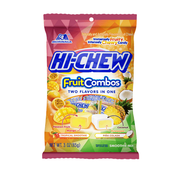 Hi-Chew Fruit Combo Tropical/Pina Colada (85g) - Candy Bouquet of St. Albert