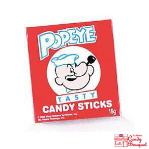 Popeyes Candy Sticks (16g)-Candy Bouquet of St. Albert