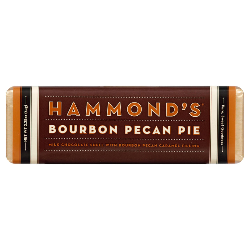 Hammond's Chocolate w/ Bourbon Pecan Pie Caramel Filling (64g) - Candy Bouquet of St. Albert