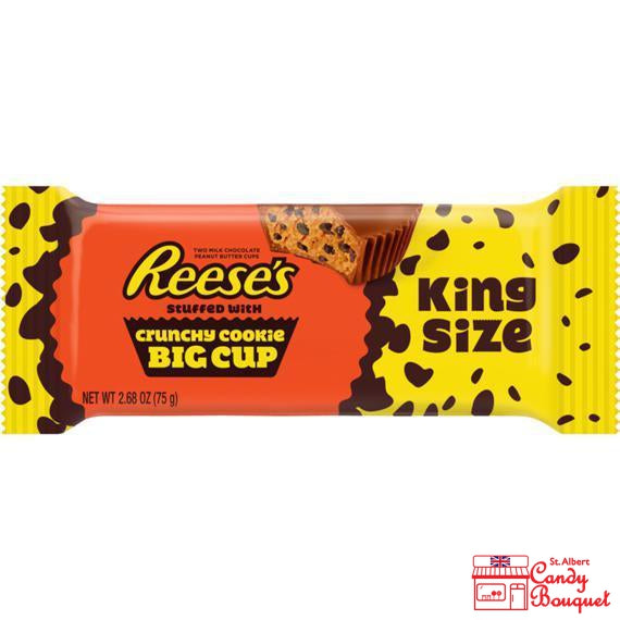 Reese's Crunchy Cookie Big Cup - King-Size (75g)-Candy Bouquet of St. Albert