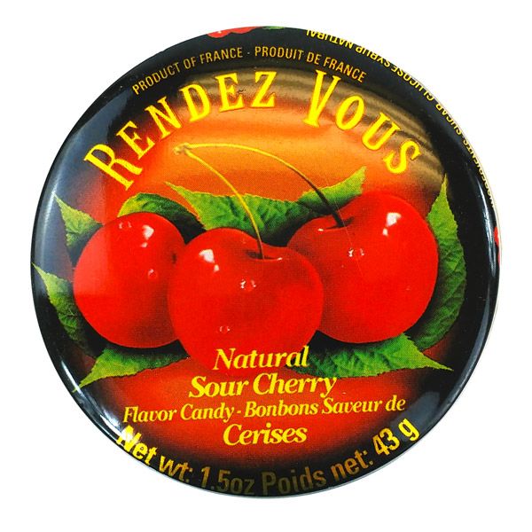 Rendez Vous Travel Sweets - Sour Cherry (43g) - Candy Bouquet of St. Albert