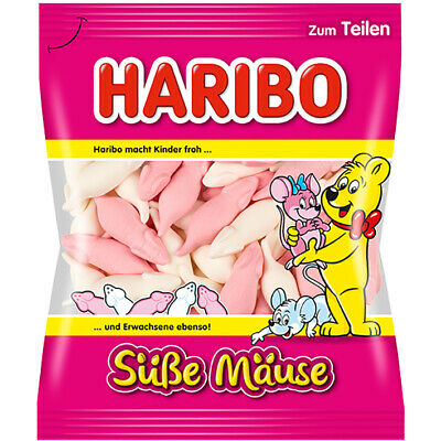 Haribo SuBe Mause Sweet Marshmallow Mice - Share Size (200g) - Candy Bouquet of St. Albert