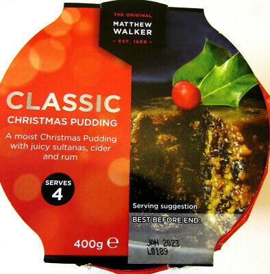 Matthew Walker Classic Christmas Pudding - Serves 4 (400g) - Candy Bouquet of St. Albert