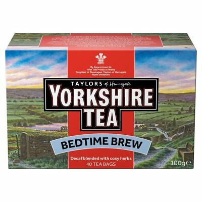 Taylors of Harrogate Yorkshire Tea - Decaf Bedtime Brew (40 bags) - Candy Bouquet of St. Albert