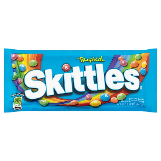 Skittles Tropical - Standard Size (61.5g) - Candy Bouquet of St. Albert