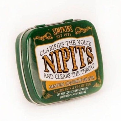 Simpkins - Nipits Menthol Liquorice Pellets (12g) - Candy Bouquet of St. Albert