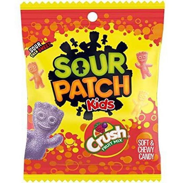 Sour Patch Kids Crush Fruit Mix - Share Bag (141g) - Candy Bouquet of St. Albert