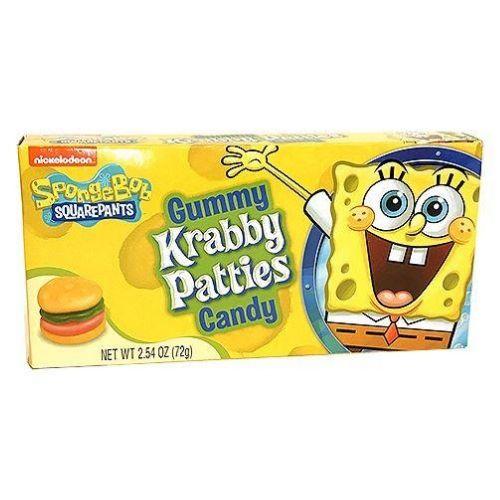 SpongeBob Gummy Krabby Patties - Theatre Box (72g) - Candy Bouquet of St. Albert