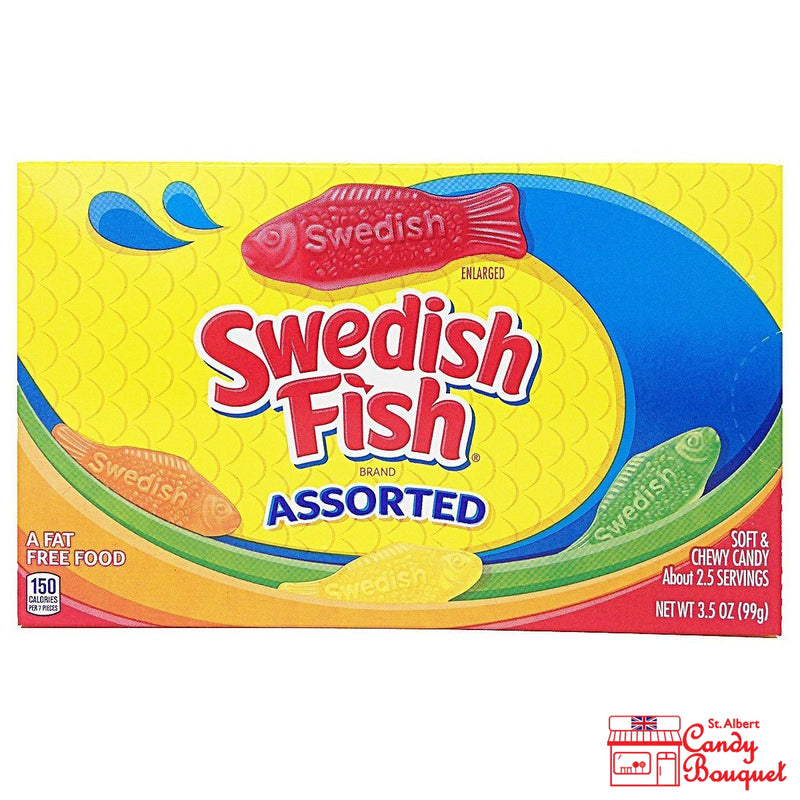 Swedish Fish Assorted Flavours (99g)-Candy Bouquet of St. Albert