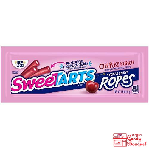 SweetTart Ropes - Cherry Punch (51g)-Candy Bouquet of St. Albert