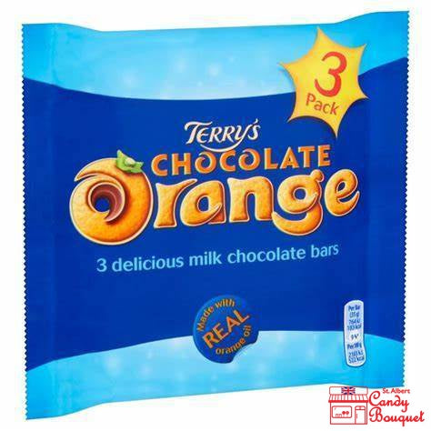 Terrys Chocolate Orange Bar (3 Pack)-Candy Bouquet of St. Albert