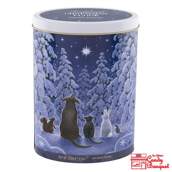 Traditional Christmas Fudge Tin (250g) BBE Oct 2020-Candy Bouquet of St. Albert