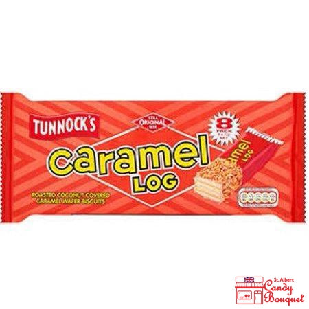 Tunnocks Caramel Log (8-Pack)-Candy Bouquet of St. Albert