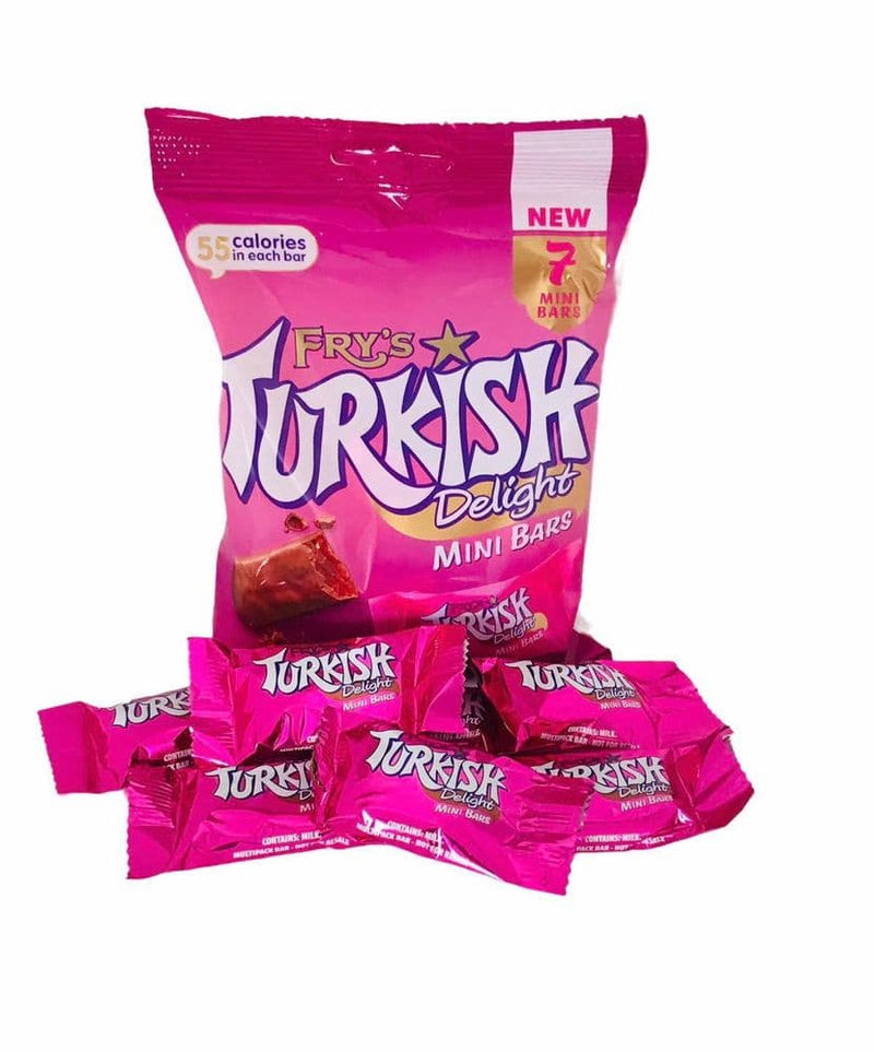 Fry's Turkish Delight Mini Bars - Bag of 7 (105g) - Candy Bouquet of St. Albert