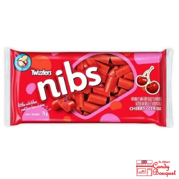 Twizzlers Nibs - Cherry (75g) - Candy Bouquet of St. Albert