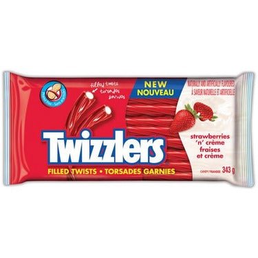 Twizzler Strawberries n Cream Licorice Twists (311g) - Candy Bouquet of St. Albert