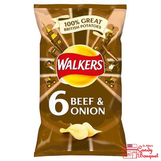 Walkers Beef & Onion 6-pack-Candy Bouquet of St. Albert