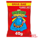 Walkers Monster Munch Flamin Hot Grab Bag (40g)-Candy Bouquet of St. Albert