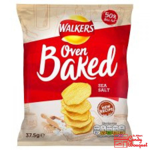 Walkers Oven Baked Sea Salt (37.5g) (BBF MAR 28)-Candy Bouquet of St. Albert