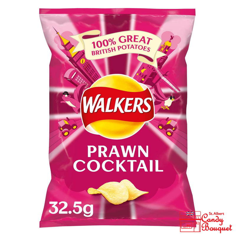Walkers Prawn Cocktail (32.5g) (BBF APR 4 2020)-Candy Bouquet of St. Albert