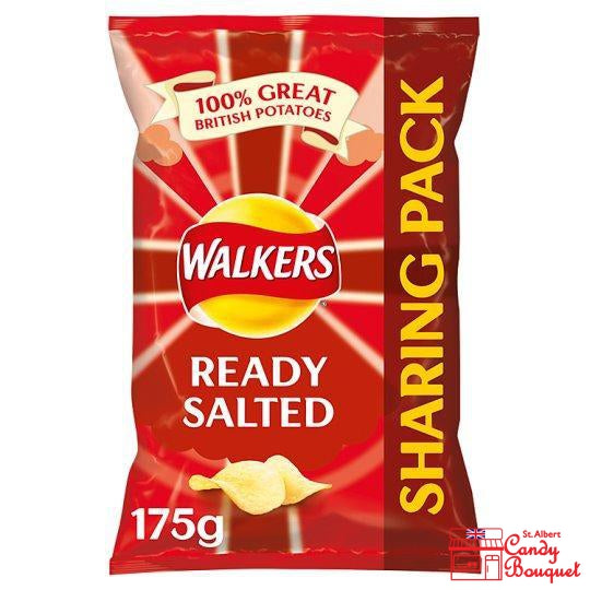 Walkers Ready Salted Sharing Pack (175g) (BBF APR 11 2020)-Candy Bouquet of St. Albert