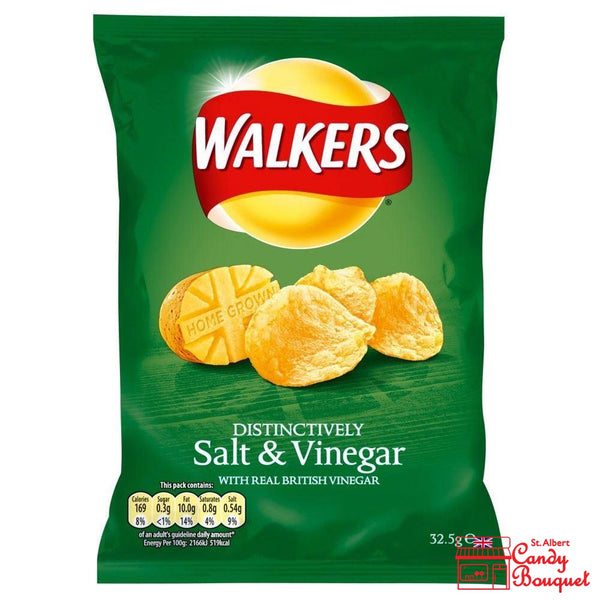 Walkers Salt & Vinegar (32.5g)-Candy Bouquet of St. Albert