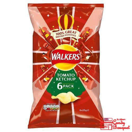 Walkers Tomato Ketchup 6 Pack (BBF MAR 21 2020)-Candy Bouquet of St. Albert