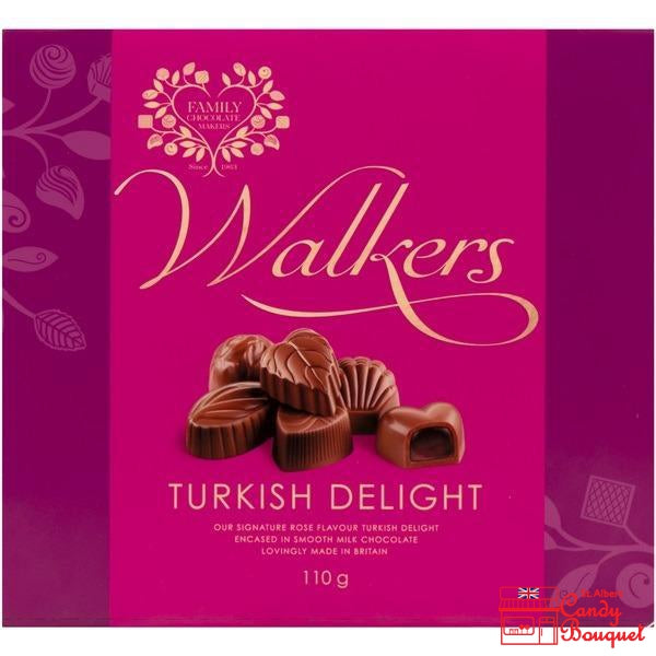 Walker's Turkish Delight Box (110g)-Candy Bouquet of St. Albert
