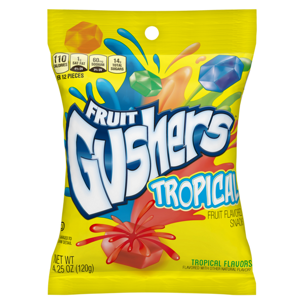 Fruit Gushers Tropical (120g) - Candy Bouquet of St. Albert