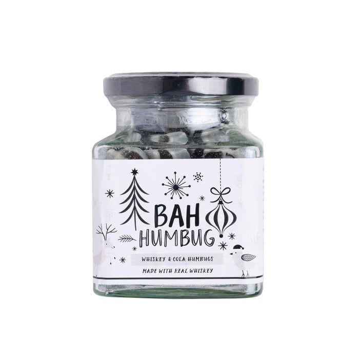 Holly's Lollies Whiskey Cola "Bah Humbug" Jar (160g) - Candy Bouquet of St. Albert