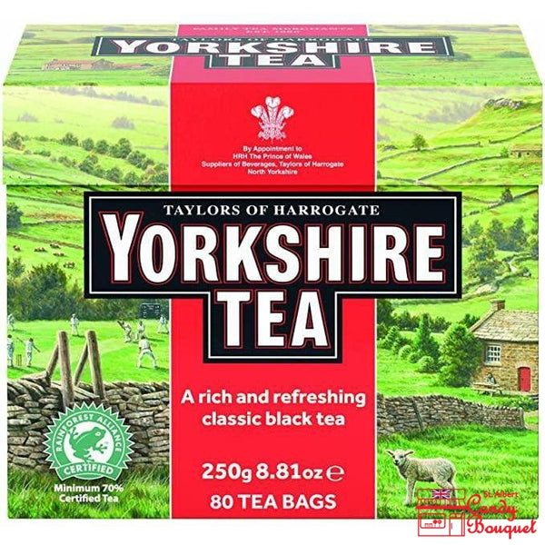 Yorkshire Tea (80 Bags)-Candy Bouquet of St. Albert